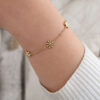 22390CDC-26D0-400B-A3ED-BE49FAC9CE63 Daisy Flower Anklet/Bracelet