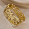 8BE26BD6-F185-4DBC-8547-42929D70D197 Leaf Wide Bangle