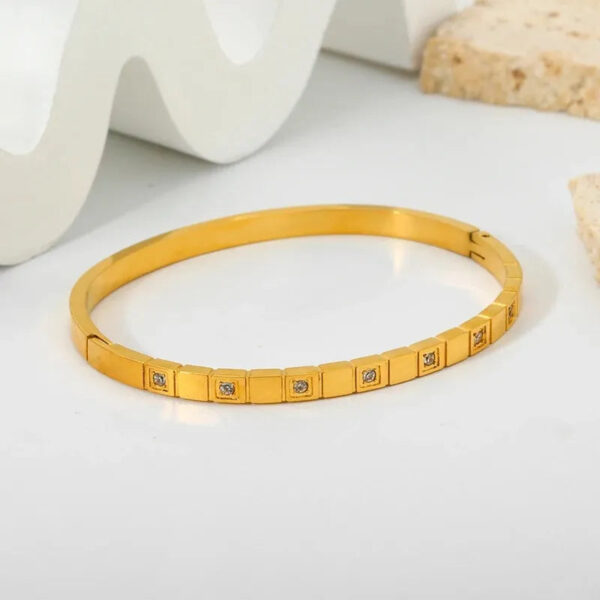 8D450843-7B3A-4FBB-9C54-2519F5C5908C Minimalist White Filled Bangle