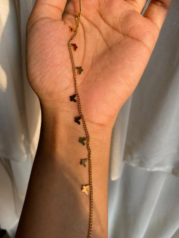 Minimalistic Butterfly Anklet
