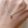 One Diamond Necklace 18k
