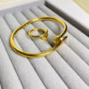 Nail Bangle + Ring Set