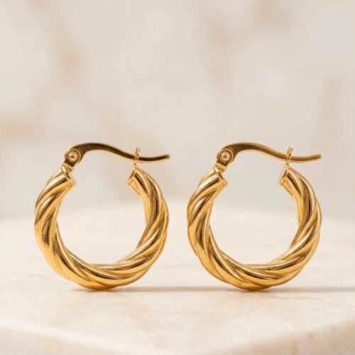 18k Gold Plated Earring